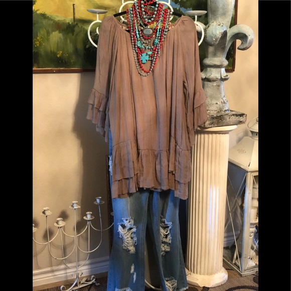 sassy bling Tops - Boho tunic 2X